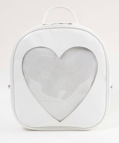 WEGO 【痛バ＆推し活グッズ】ハートウィンドウ痛リュック