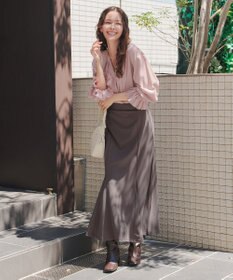 Tiaclasse 【洗える】カットツイルマーメイドスカート