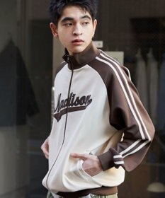 WEGO 【ユニセックス着用ITEM】ラグランライントラックジャケット