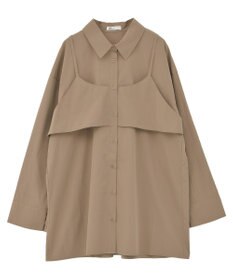 CRAFT STANDARD BOUTIQUE ビスチェレイヤード風シャツ