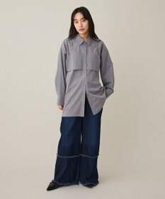 CRAFT STANDARD BOUTIQUE ビスチェレイヤード風シャツ