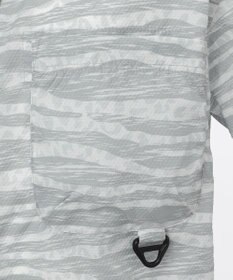 JOSEPH ABBOUD MOUNTAIN エンボスサファリカモ 半袖シャツ