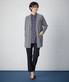 J.PRESS LADIES S 【洗える】KNIT BASIC ロング カーディガン