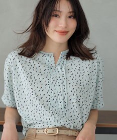 ANY SIS ジョーゼットフロントタック プルオーバー