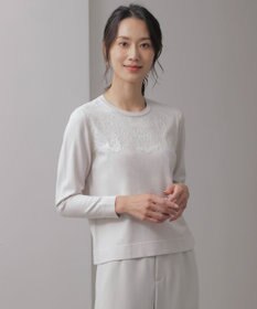 J.PRESS LADIES 【洗える】DÉCOR レース ニット