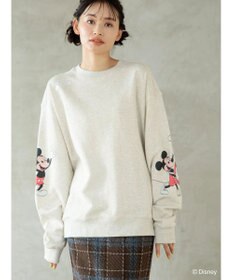 Green Parks ミッキーマウス・クラブ／袖アート裏毛プルオーバーⅡ