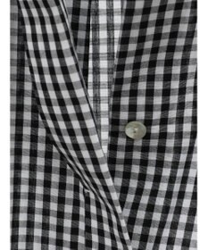 CRAFT STANDARD BOUTIQUE ステンサイドソリッドギンガムチェックブラウス