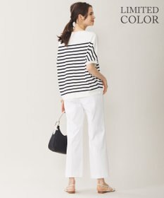 自由区 L 【WEB限定カラーあり・接触冷感・UVカット】クレープストレッチドルマン ニット