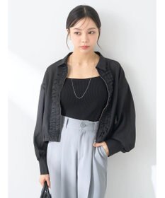 earth music&ecology フリルシャツ