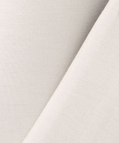 UNFILO 【洗える/シワになりにくい】ダブルフェイスジャージー　ノーカラー