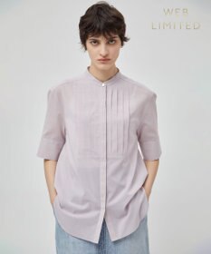 BEIGE， 【洗える】BAC / バンドカラーブラウス