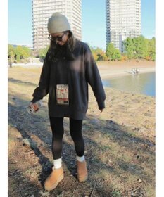 Green Parks バックロゴプリントスウェット