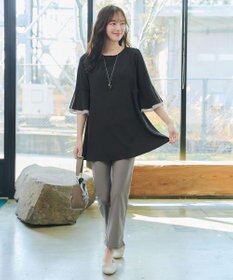 Tiaclasse 日本製デンビスリムストレートパンツ