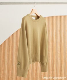 AMERICAN HOLIC Moomin 袖刺繍ニットプルオーバー