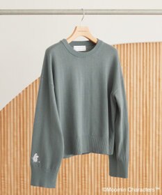 AMERICAN HOLIC Moomin 袖刺繍ニットプルオーバー