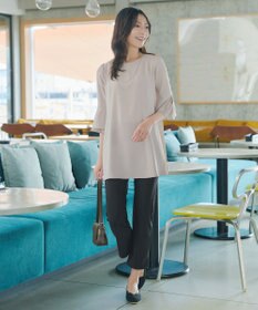 Tiaclasse 日本製デンビスリムストレートパンツ