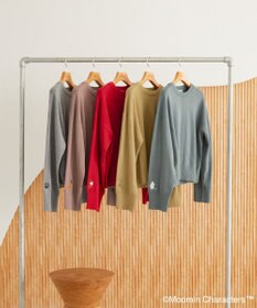 AMERICAN HOLIC Moomin 袖刺繍ニットプルオーバー