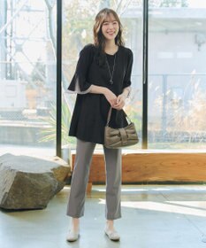 Tiaclasse 日本製デンビスリムストレートパンツ