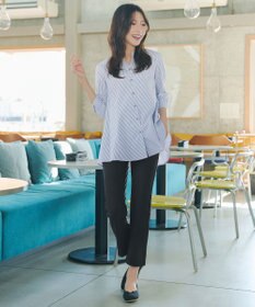 Tiaclasse 日本製デンビスリムストレートパンツ