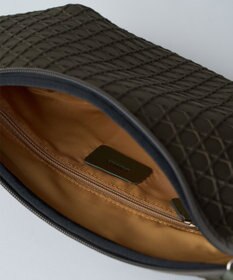 MIYABIYA LAQUOH【撥水加工】篭目柄エンボスボンディングショルダー