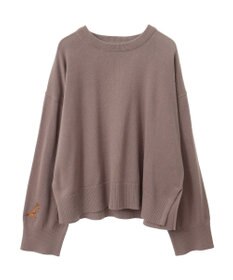 AMERICAN HOLIC Moomin 袖刺繍ニットプルオーバー