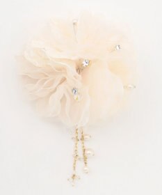 ANY SIS 【チャーム付き】エアリーフラワー コサージュ