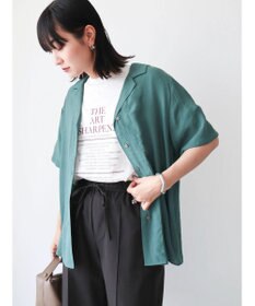 Green Parks ゆったり開襟シャツ