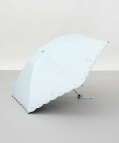 AURORA NINA RICCI（ニナリッチ）花柄刺繍晴雨兼用パラソル（折りたたみ傘）