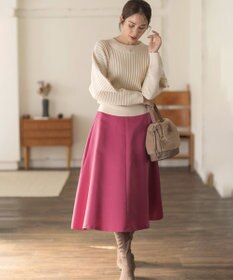 組曲 【手洗い可】ELENAスパンコールドルマン ニット