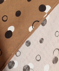 自由区 【セットアップ対応・洗える】ドットプリント ブラウス