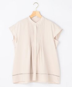 組曲 【先行予約】スムースクロス ピンタックブラウス