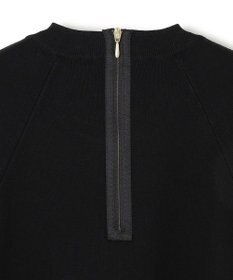 BEIGE， 【洗える】LAURA / ドライタッチバックジップニット