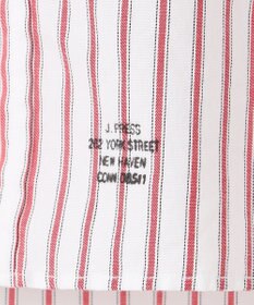 J.PRESS MEN 【WEB・一部店舗限定】ドビーマルチストライプ バンドカラーシャツ