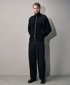 JOSEPH HOMME 【HIGH GRADE LINE】スプリットバルキーウール　ドライバーズニット