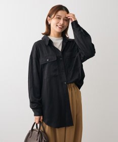 Green Parks ・ＳＵＧＡＲ　ＳＰＯＯＮ　サテンオーバーシャツ