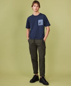 JOSEPH ABBOUD MOUNTAIN 【軽量】ハイパワーストレッチカルゼ トレッキングカーゴパンツ