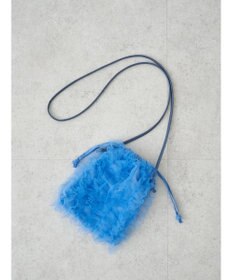 earth music&ecology チュールフリルミニショルダーバッグ