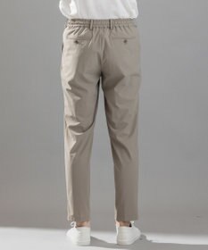 JOSEPH HOMME 新素材【接触冷感性/防しわ性/ストレッチ/洗える/撥水加工】トリコソリッドストレッチ ドロスト付きテーパードパンツ / PEGG CONVERTIBLE