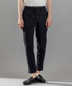 JOSEPH HOMME 新素材【接触冷感性/防しわ性/ストレッチ/洗える/撥水加工】トリコソリッドストレッチ ドロスト付きテーパードパンツ / PEGG CONVERTIBLE