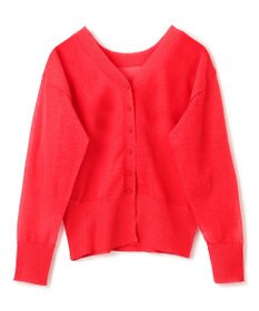 BEIGE， 【洗える・Oggi 7月号掲載】LUPINUS / 前後2WAYシアーニットカーディガン