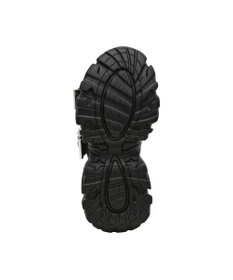 STEVE MADDEN VOLTAIRE ビジューバックル厚底サンダル