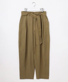 自由区 S セルロースコットンチノコクーンシルエット パンツ