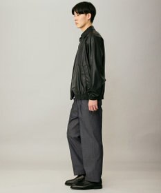 UNFILO MENS アラエルレザーライク ブルゾン