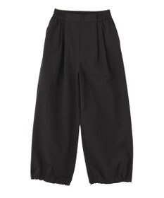 Green Parks サッカー裾ドロストワイドパンツ