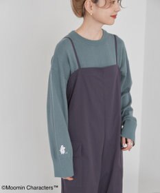 AMERICAN HOLIC Moomin 袖刺繍ニットプルオーバー