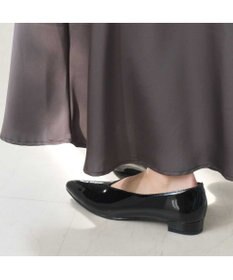 Pointer 日本製 本革 生活防水機能付きVカットパンプス