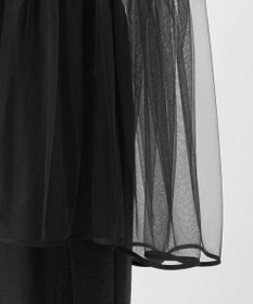 23区 【GOLD LABEL/見上愛さん着用】チュール ペプラムブラウス