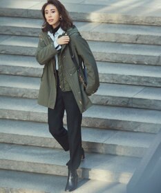 23区 【CLASSY.1月号掲載】ウールミルドストレッチ テーパードパンツ