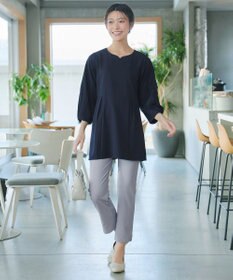 Tiaclasse 日本製デンビスリムストレートパンツ