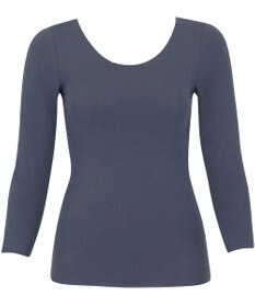 Wing あったかインナー 綿100％(肌側) アウターにひびきにくい ムレにくい 【綿の贅沢 ここちフラット】 8分袖 長袖 秋 冬 EL4873 ウイング／ワコール